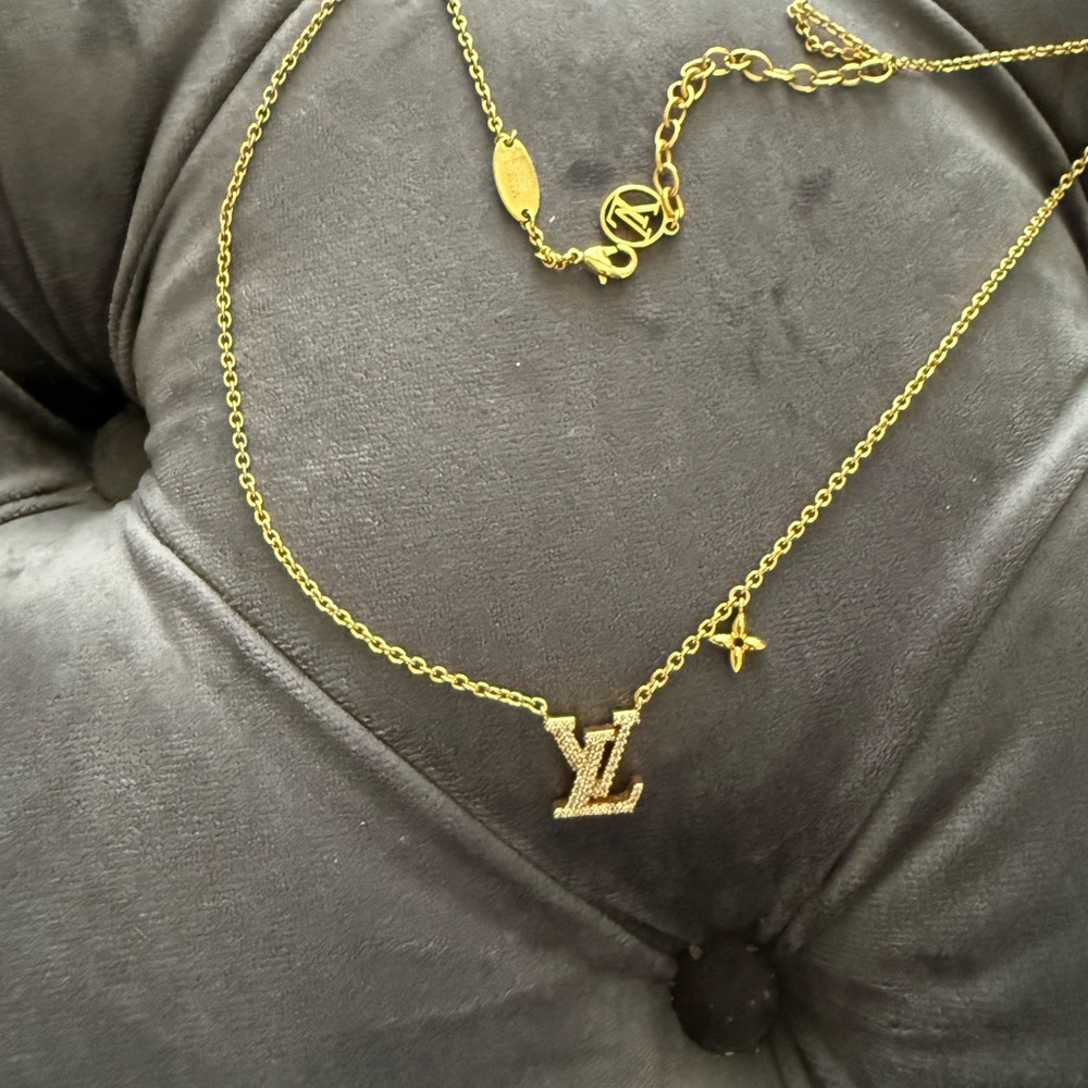 Gold Louis Vuitton Iconic Necklace